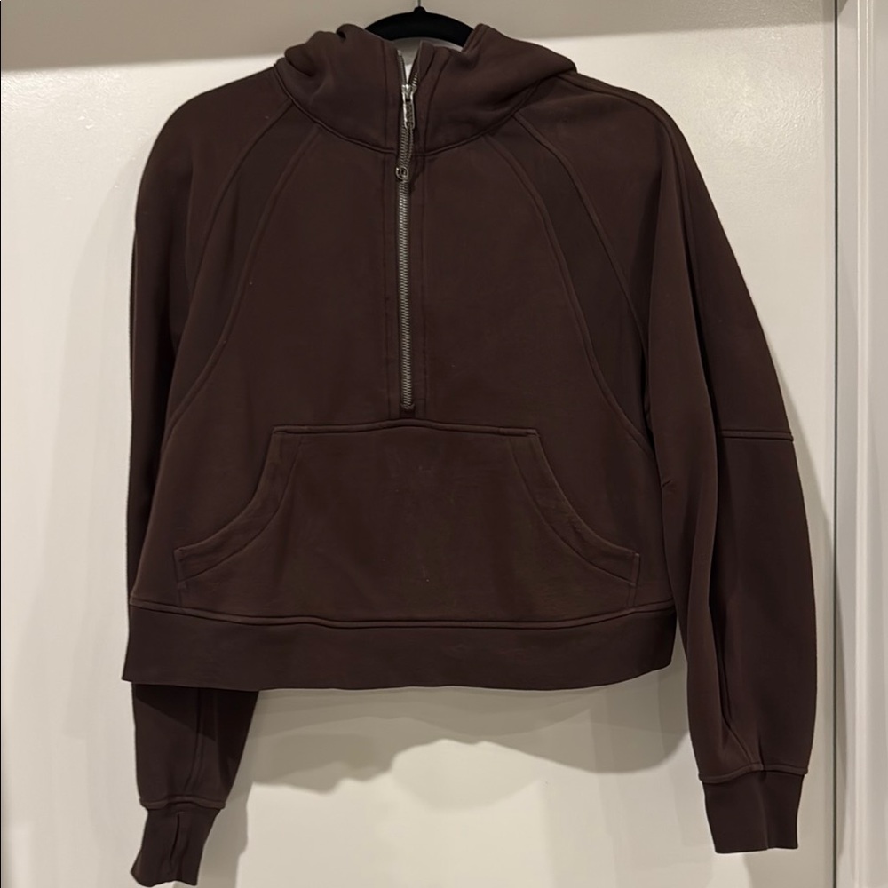 Lululemon Athletica Brown Zip Up Sweater